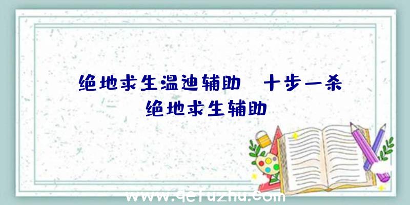 「绝地求生温迪辅助」|十步一杀绝地求生辅助